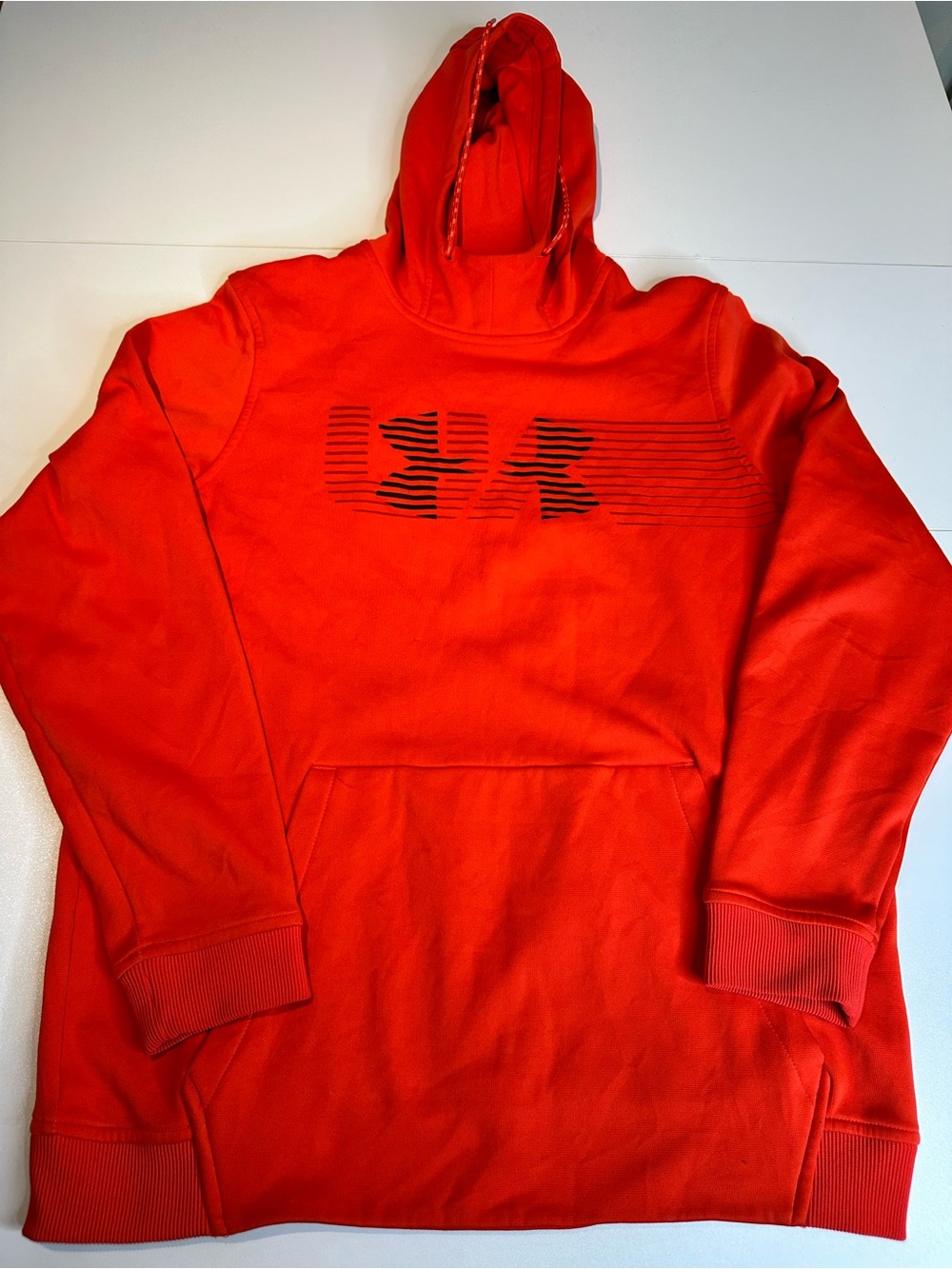 Jordan Red Orange ColdGear Hoodie